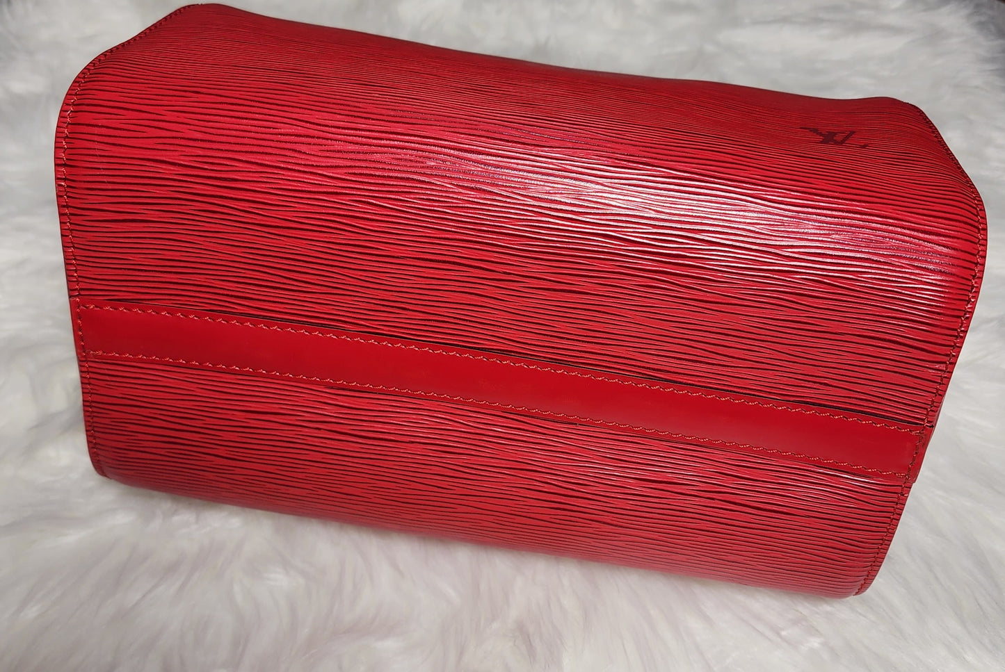 Louis Vuitton Speedy 25 Red Epi Leather
