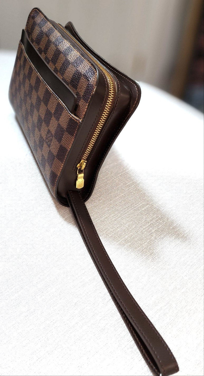 Louis Vuitton Damier Ebene Saint Louis Clutch