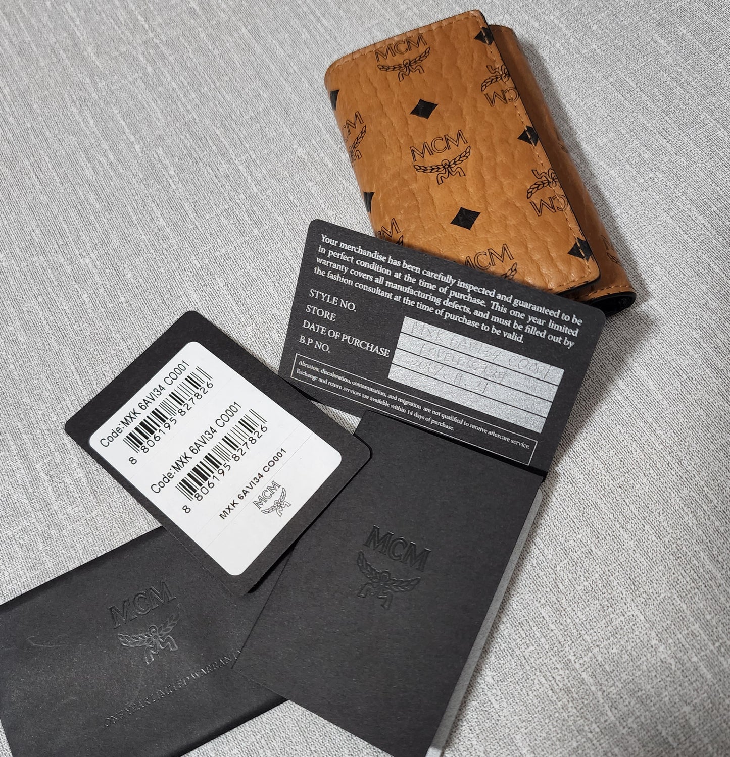 MCM Key Case Wallet (Trifold)