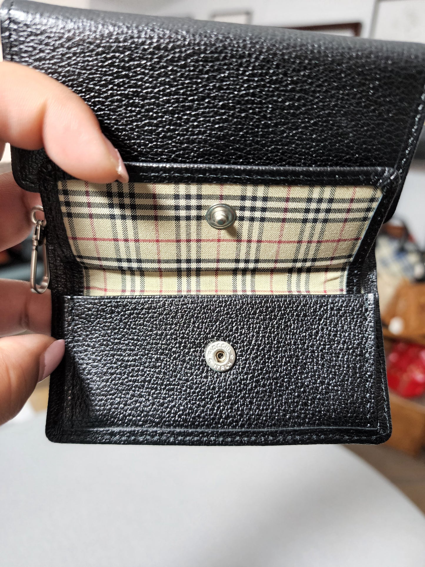 Burberry Unisex Trifold Keycase Wallet