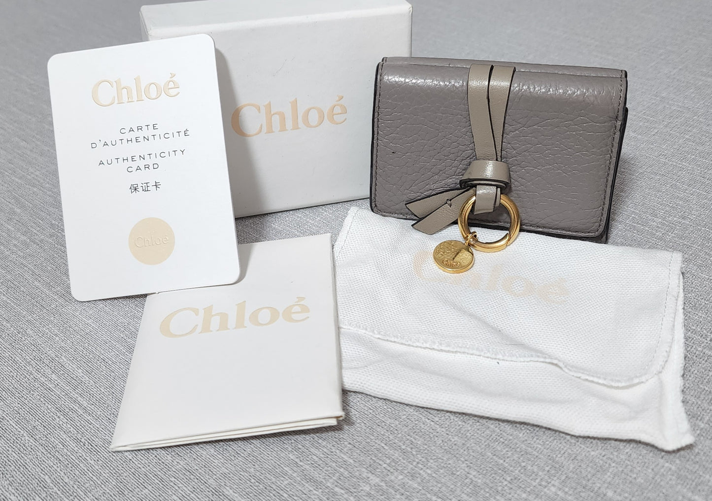Chloe Alphabet Trifold Wallet