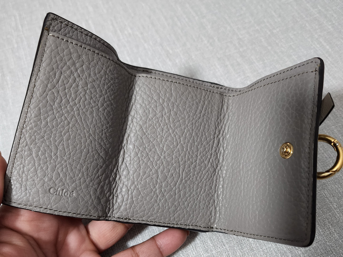 Chloe Alphabet Trifold Wallet