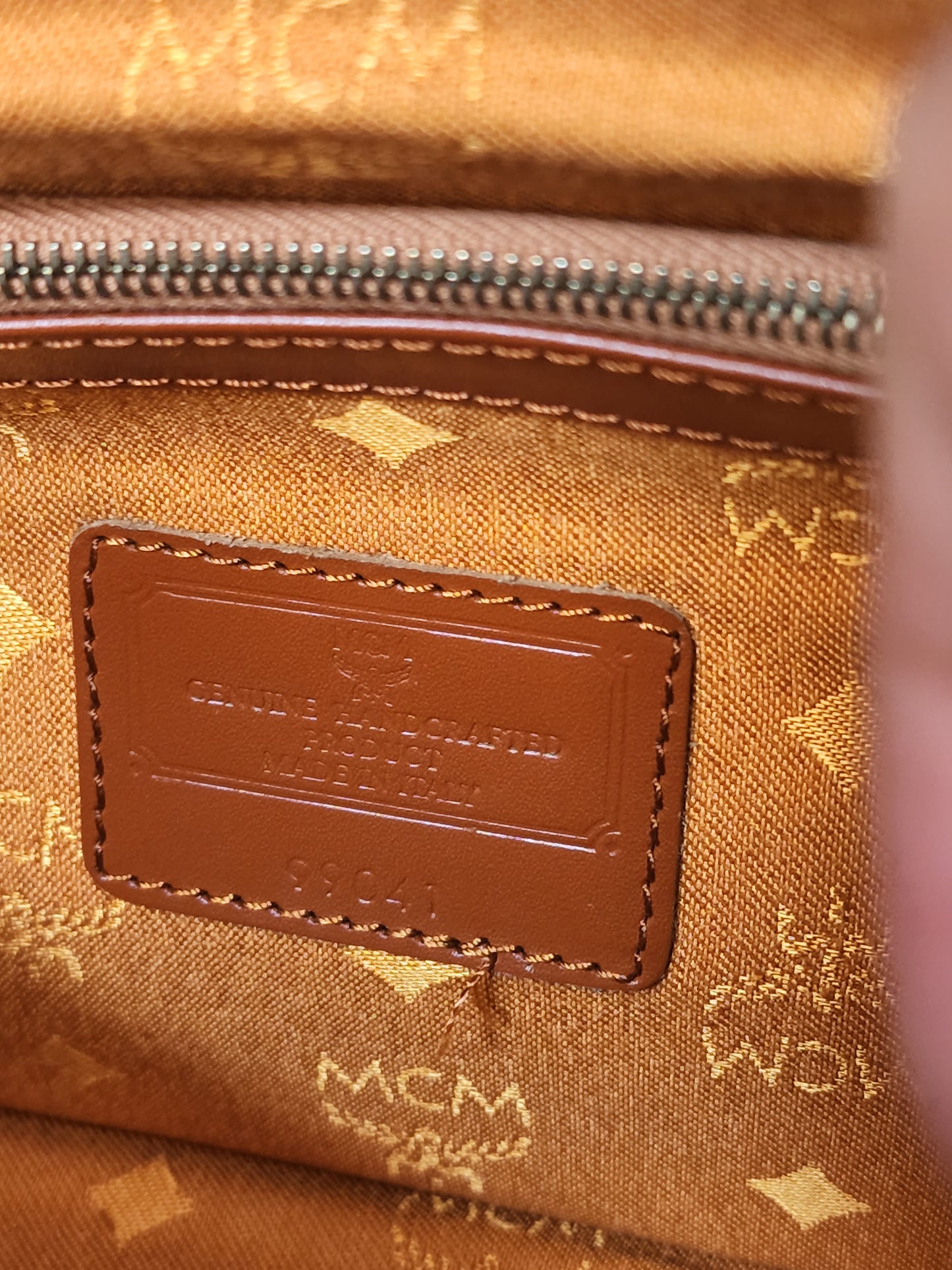 MCM Boston Bag Cognac