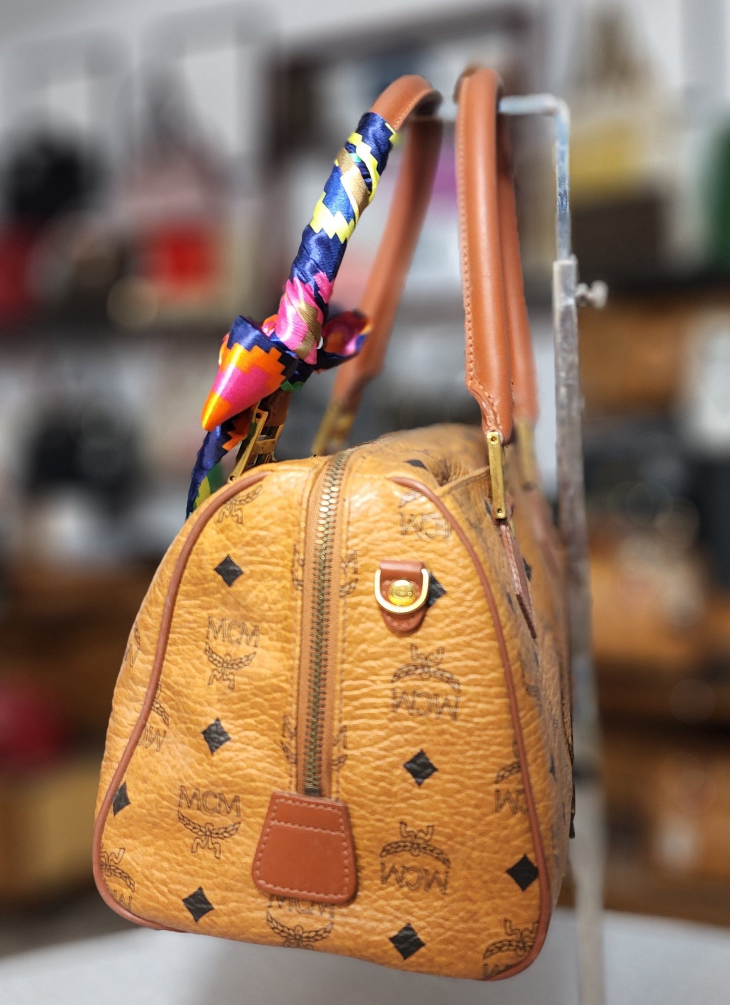 MCM Boston Cognac
