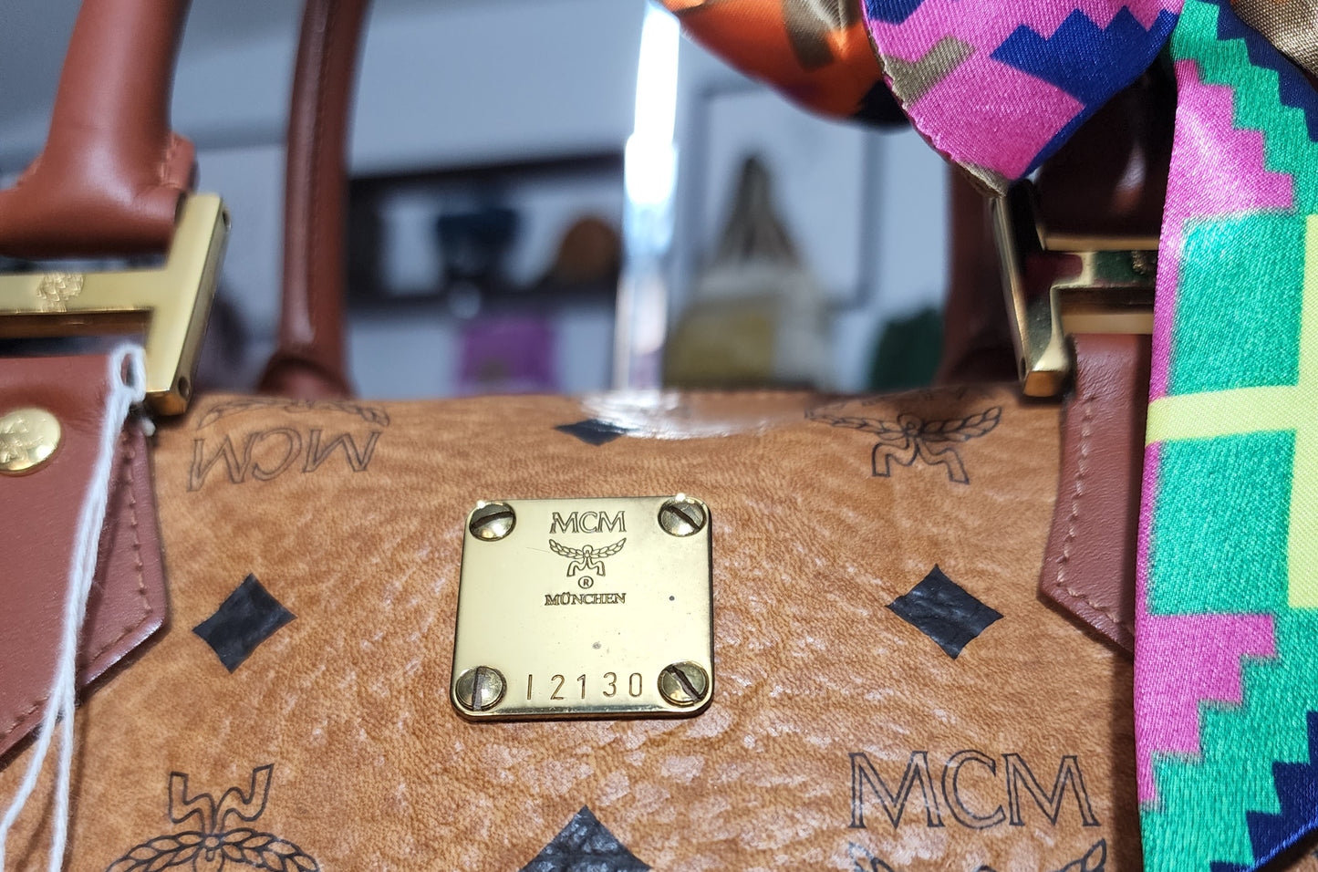 MCM Boston Cognac