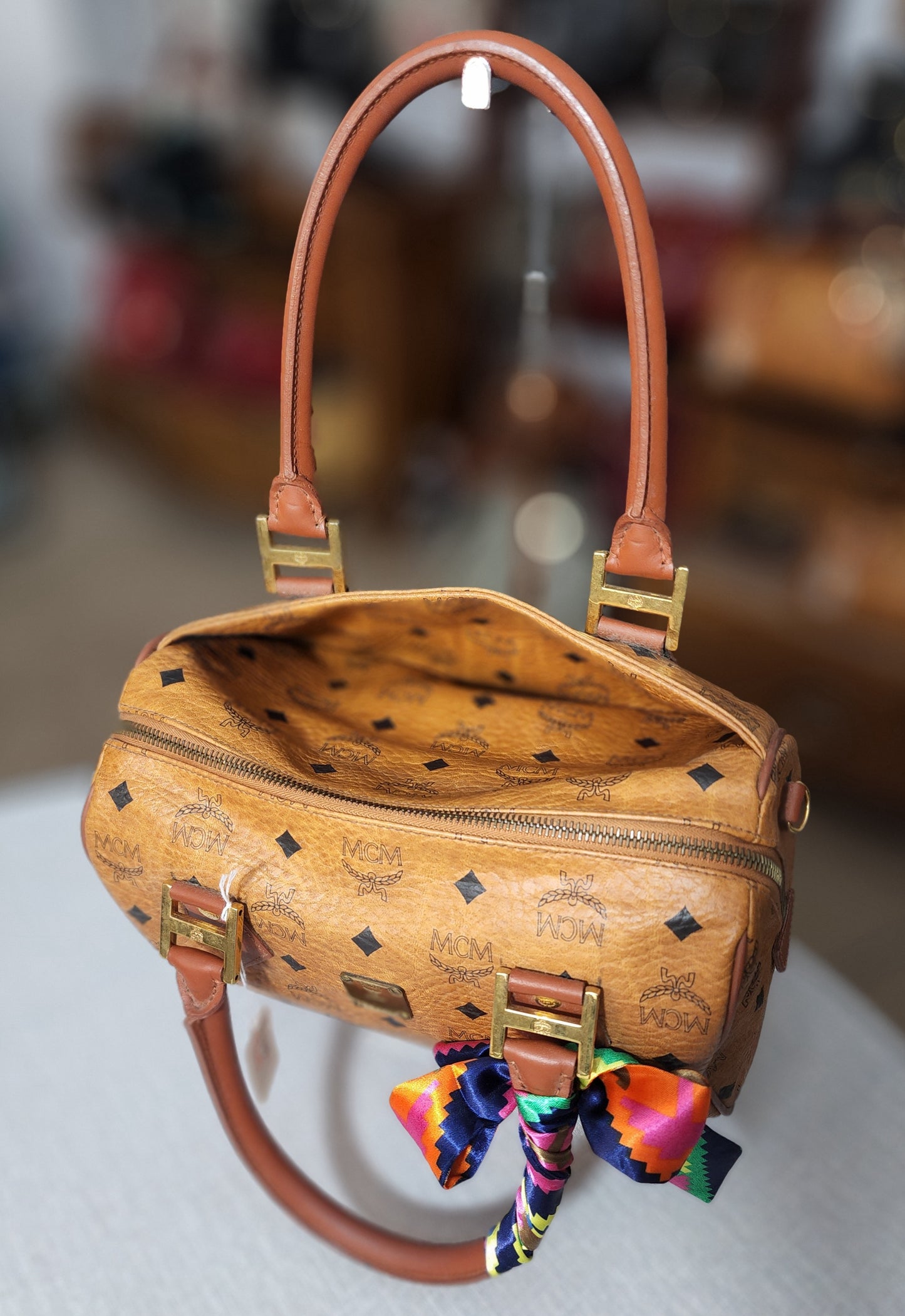 MCM Boston Cognac