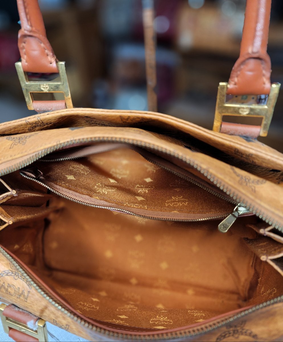 MCM Boston Cognac