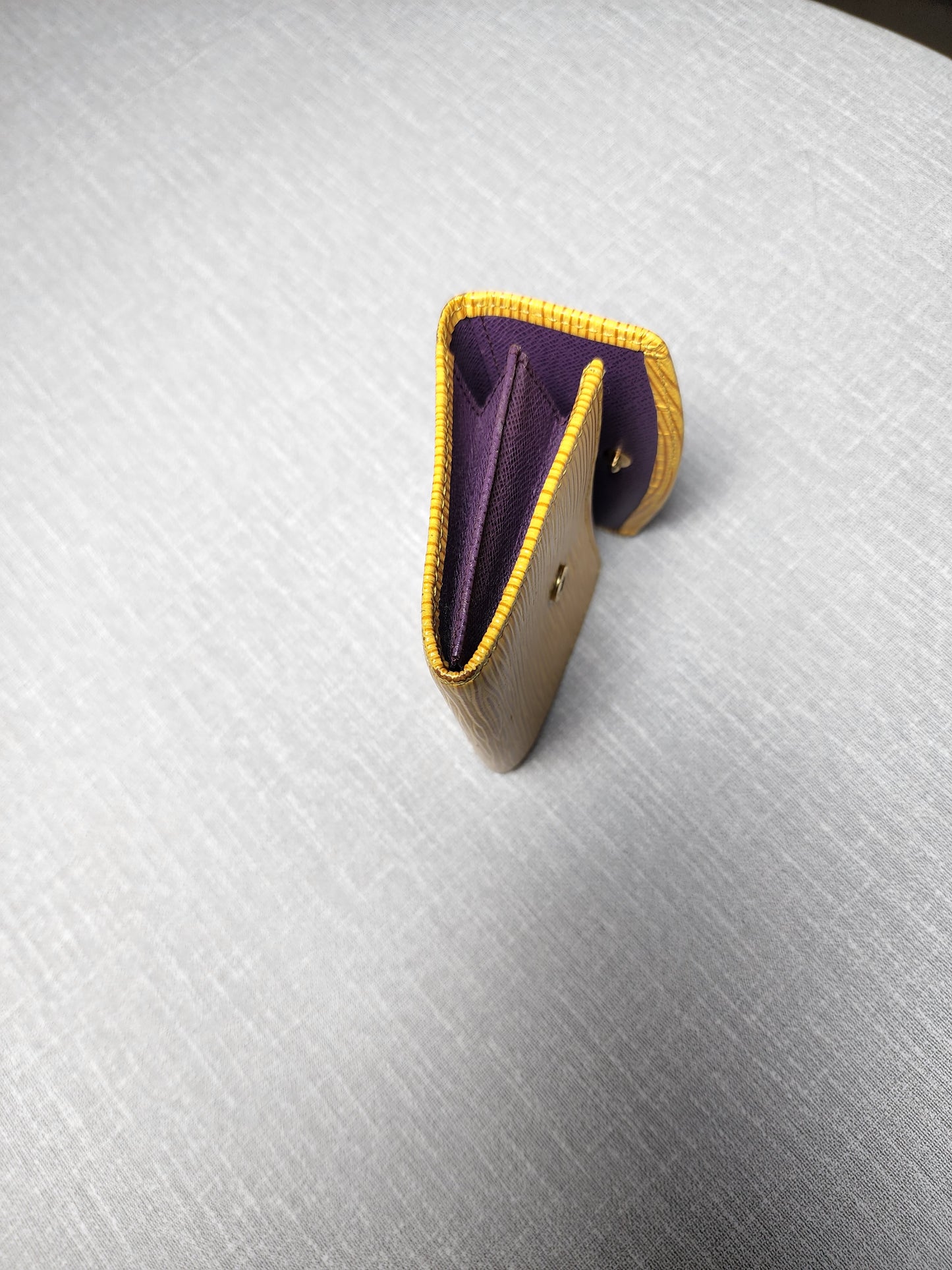 Louis Vuitton Yellow Epi Wallet