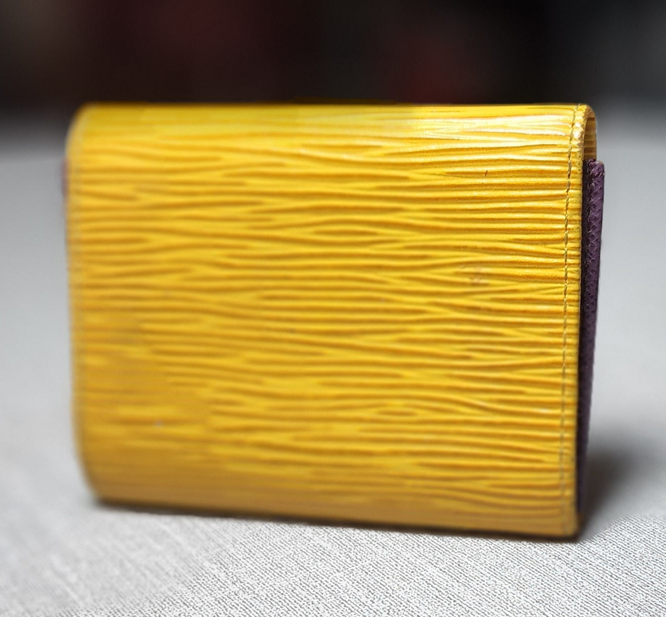 Louis Vuitton Yellow Epi Wallet