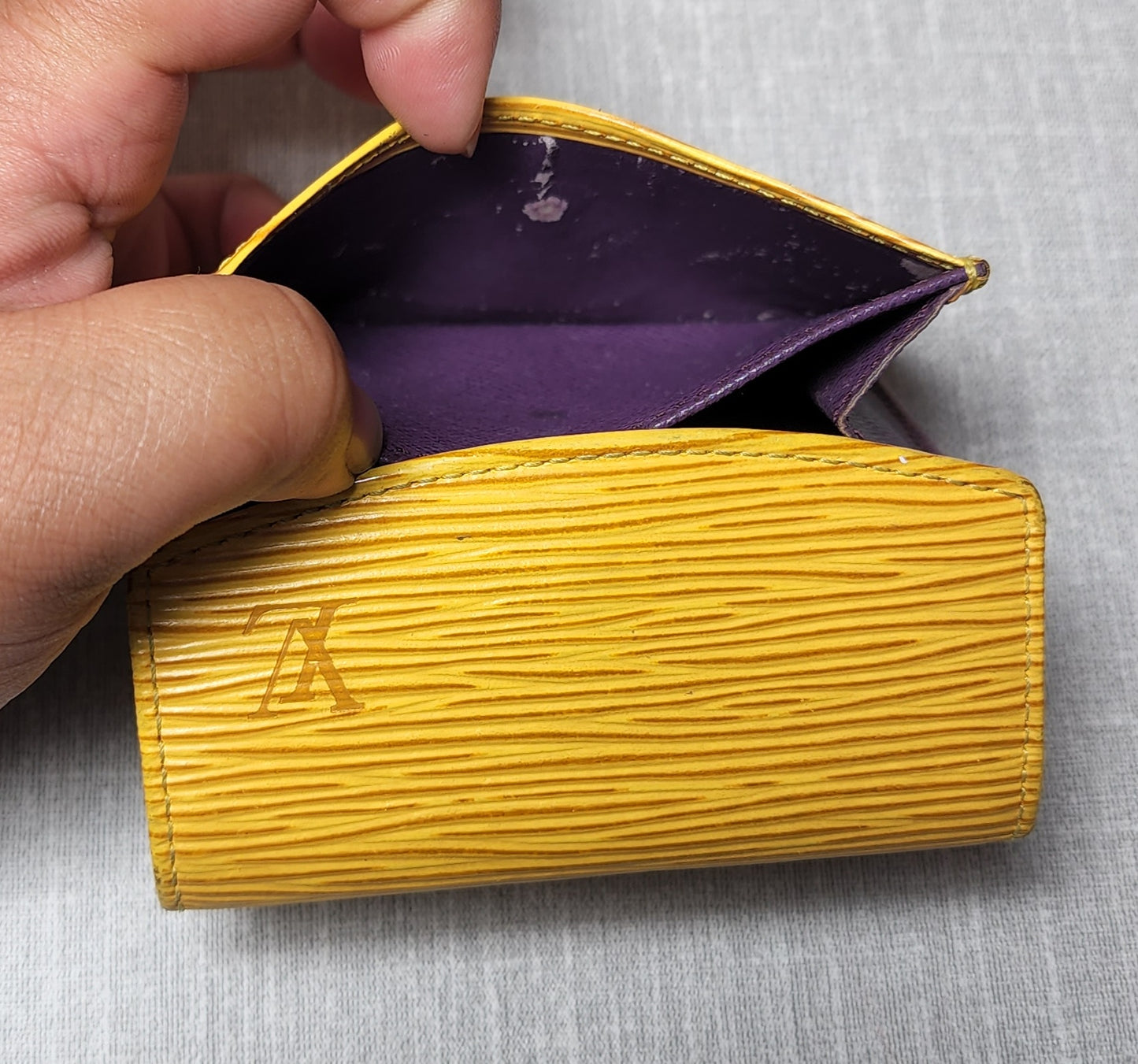 Louis Vuitton Yellow Epi Wallet