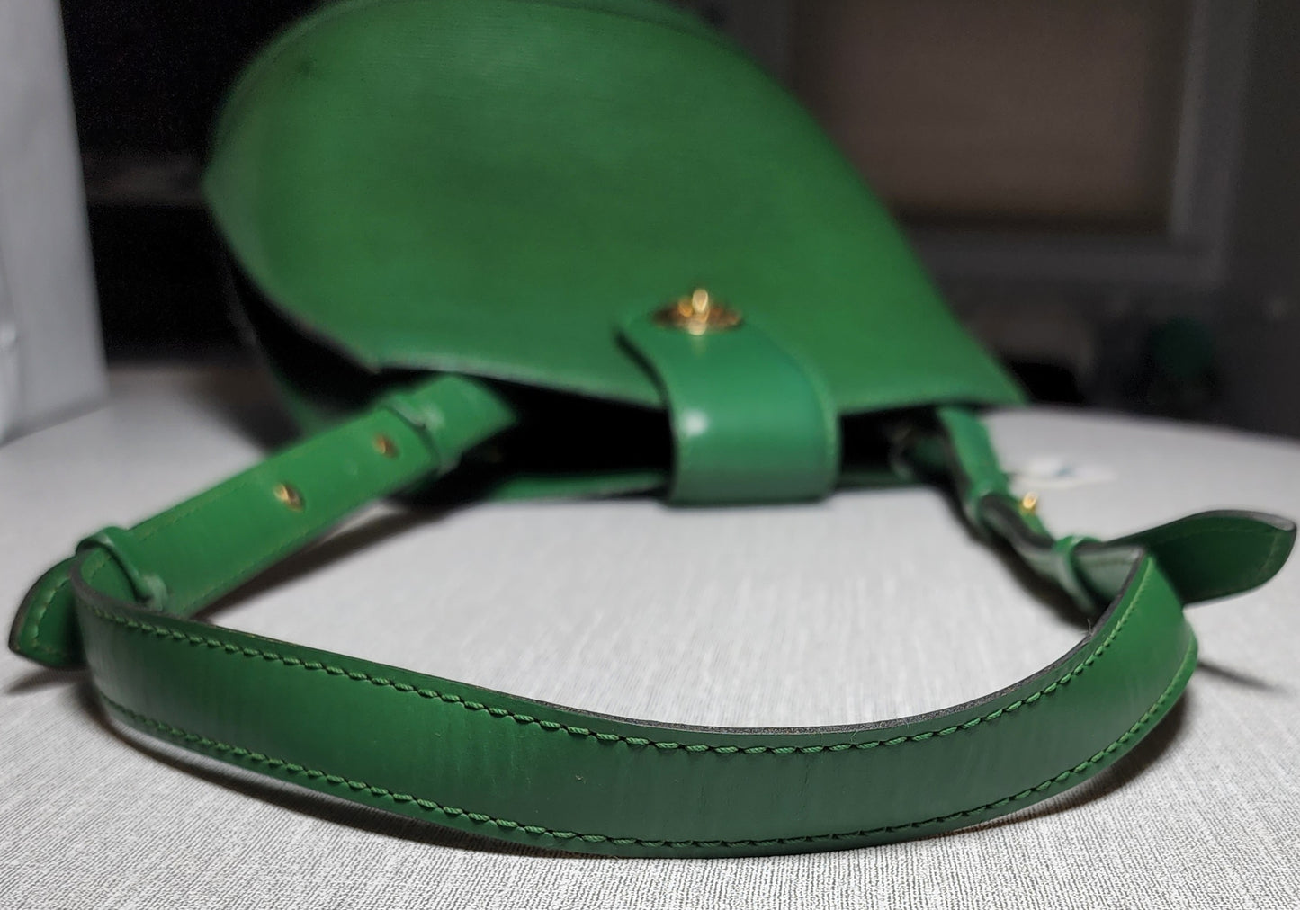 Louis Vuitton Cluny Epi Borneo Green