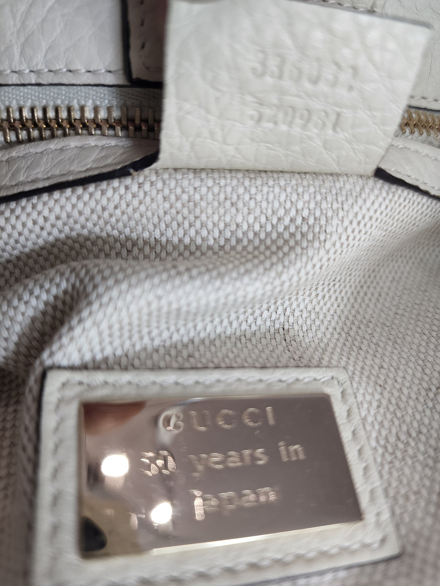 Gucci Floral Print Bamboo Handle Canvas Handbag