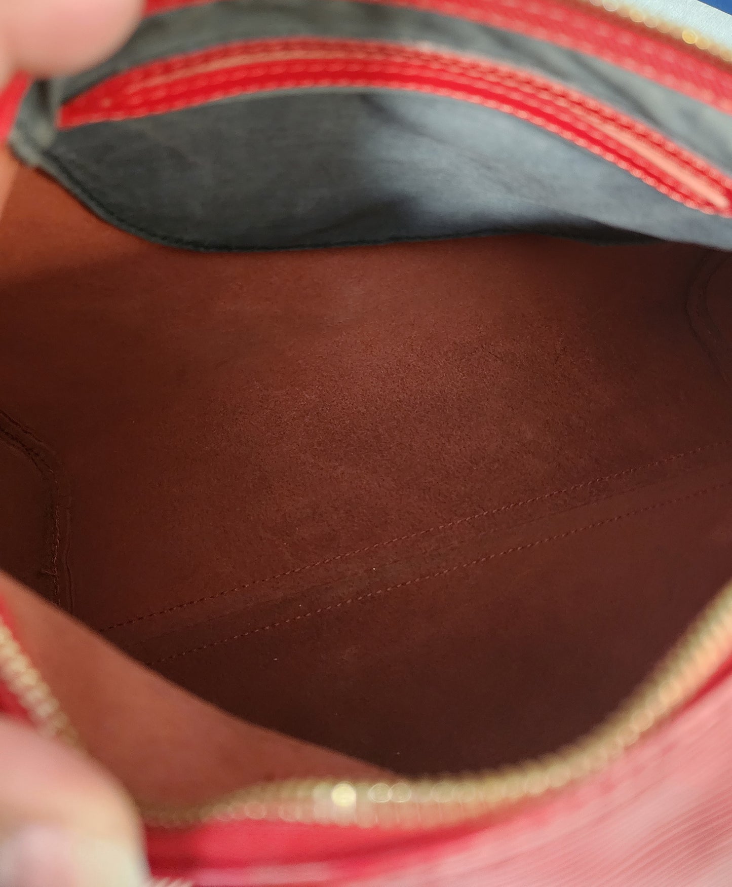 Louis Vuitton Speedy 35 Red Epi