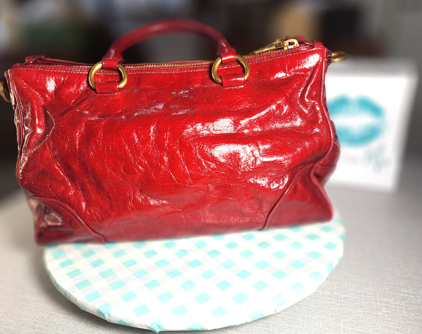 MIU MIU 3 Compartment Multiway Soft LeatherBag