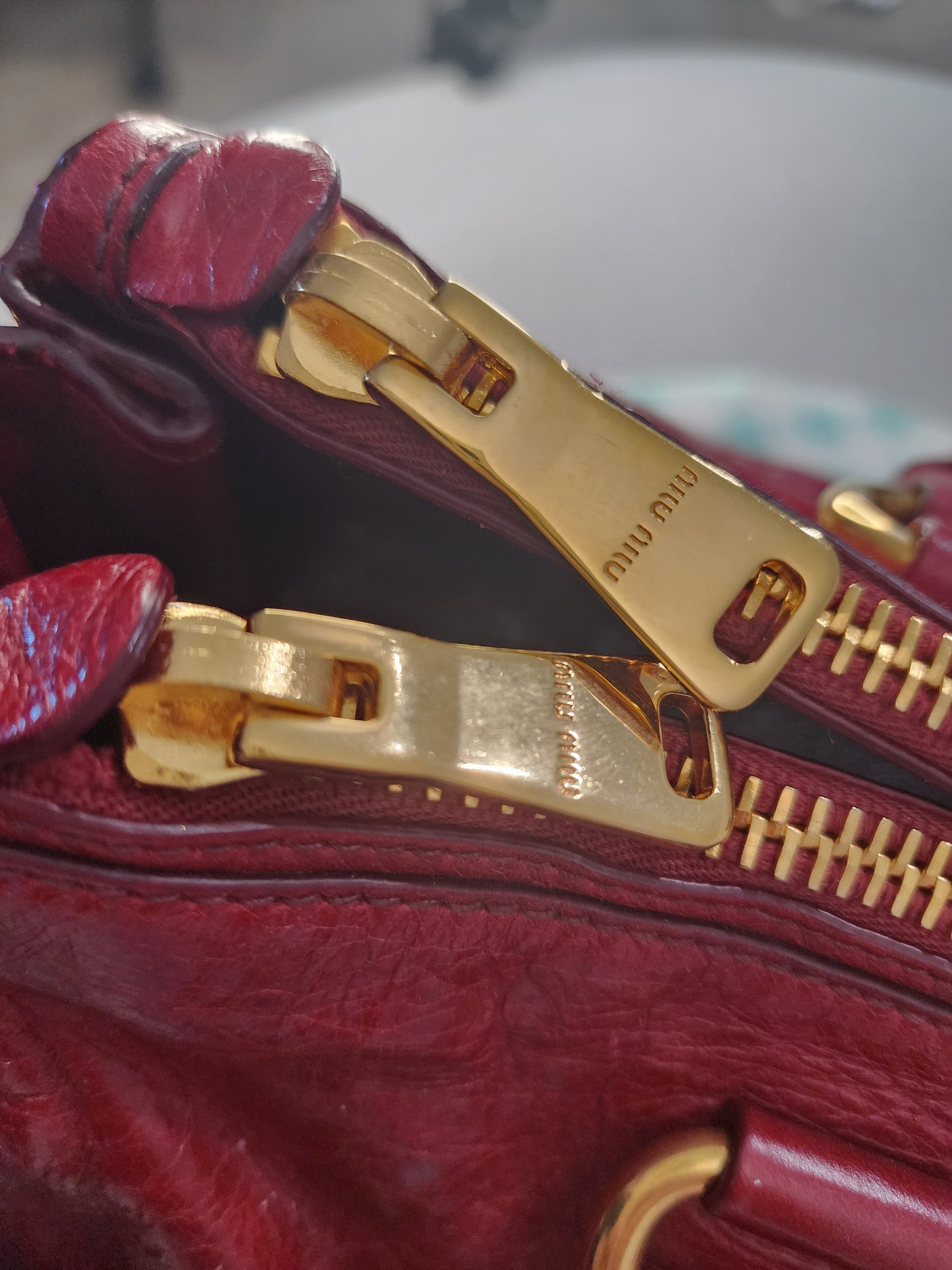 MIU MIU 3 Compartment Multiway Soft LeatherBag