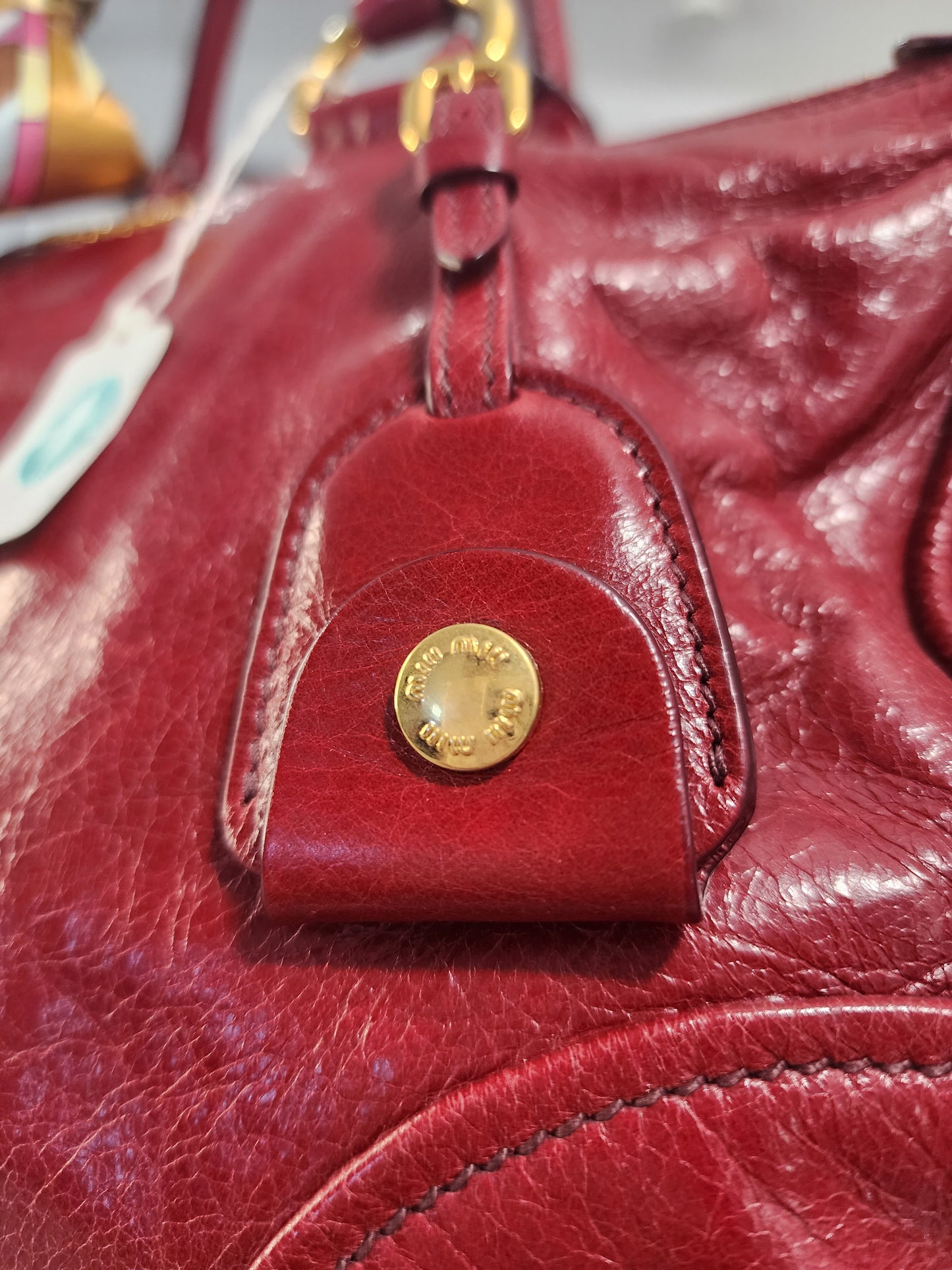MIU MIU 3 Compartment Multiway Soft LeatherBag