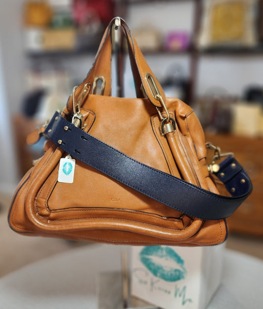 Chloe Paraty Shoulder Bag Military Top