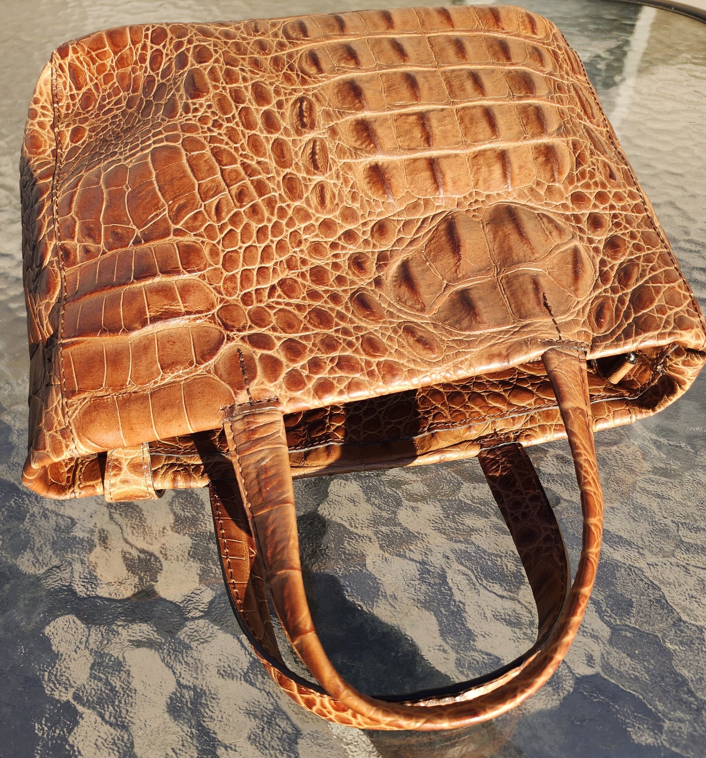 Furla Crocodile Skin 2 Way Bag
