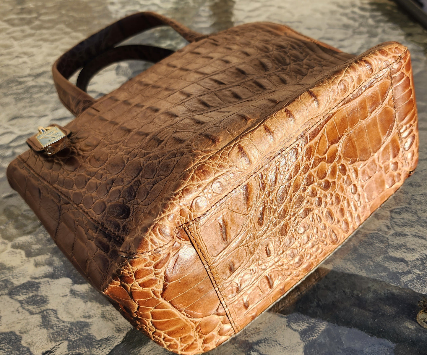 Furla Crocodile Skin 2 Way Bag
