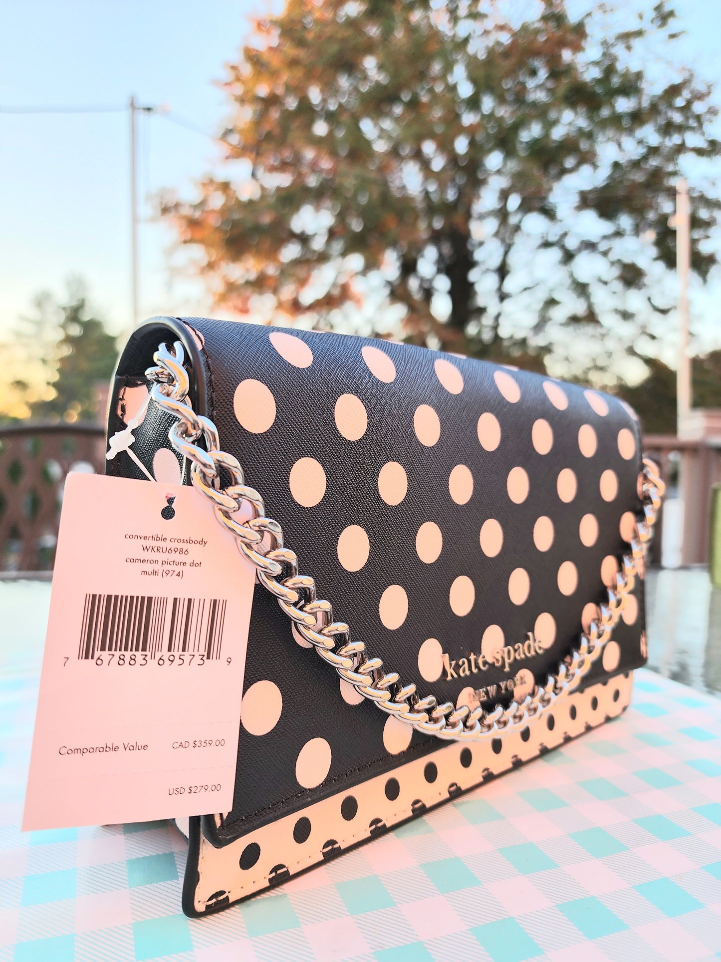 Kate Spade Cameron Picture Dot Convertible Crossbody