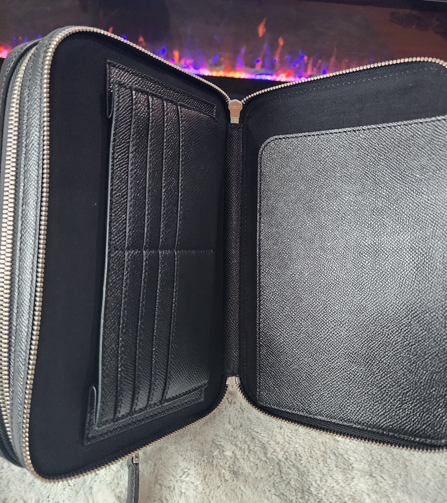 Givenchy Black Leather Pouch for Men