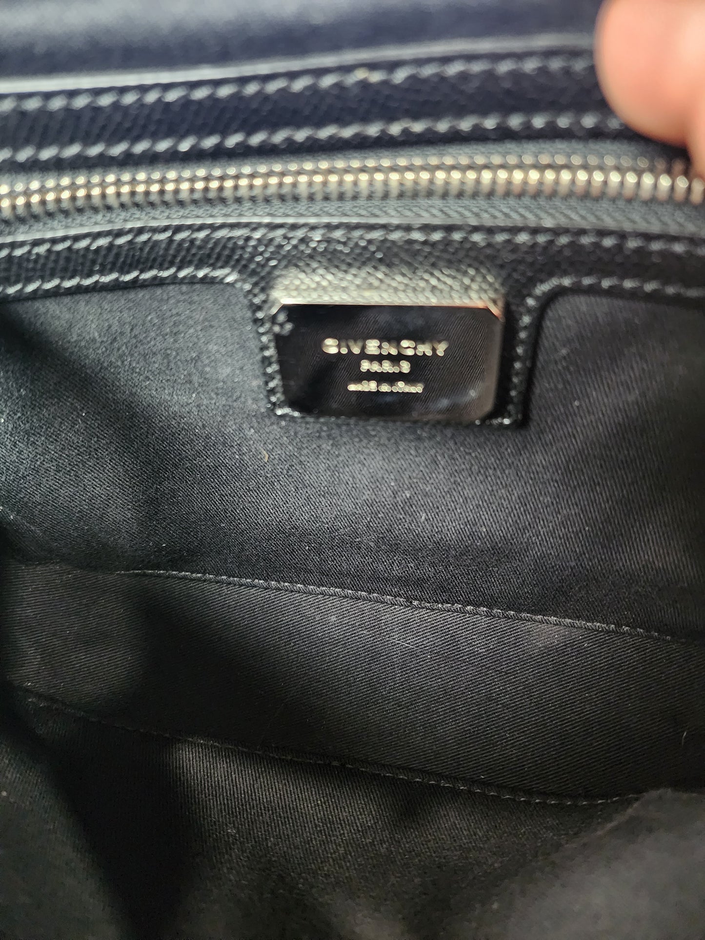 Givenchy Black Leather Pouch for Men