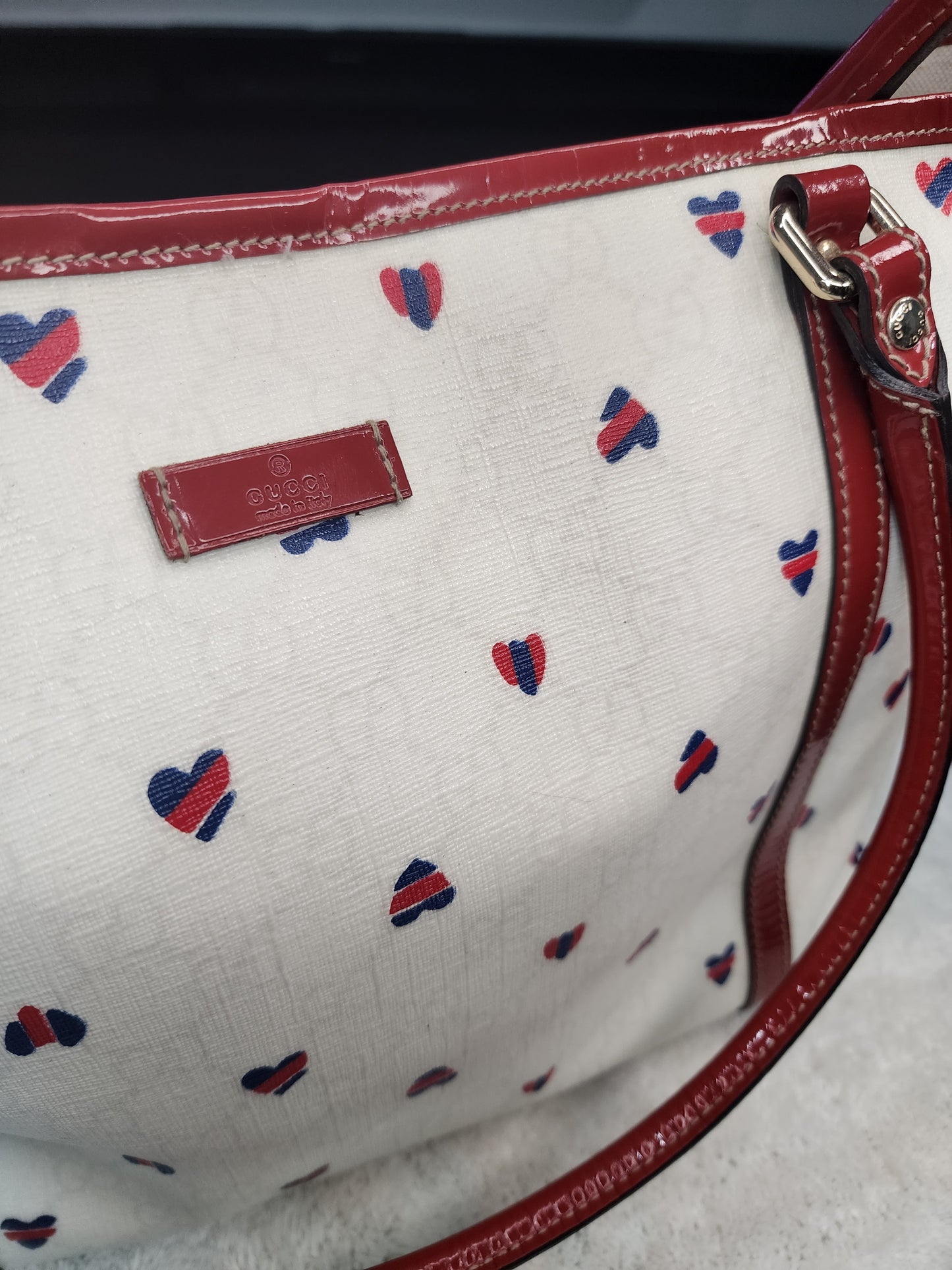 Gucci GG Supreme Valentine's Day Joy Tote Bag (Limited Edition)
