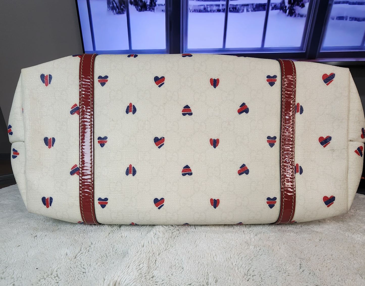 Gucci GG Supreme Valentine's Day Joy Tote Bag (Limited Edition)