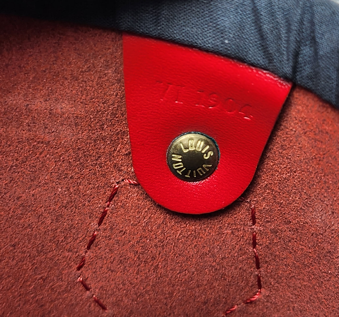 Louis Vuitton Speedy 35 Red Epi