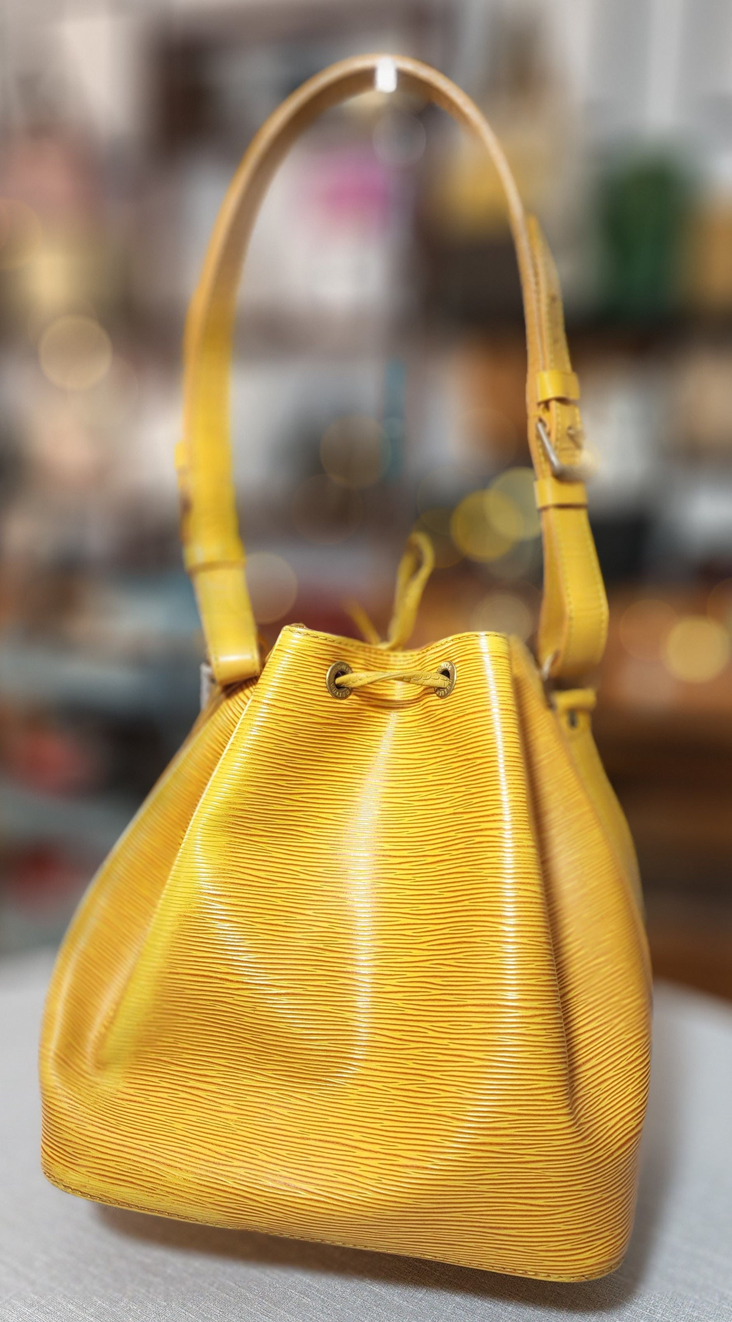 Louis Vuitton Petit Noe Epi Yellow