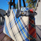 NEW! Burberry Small Banner Tote Multicolor