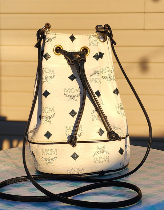 MCM Mini Drawstring Bag